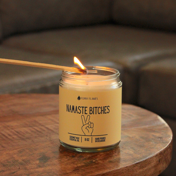 Namaste Bitches (yellow)