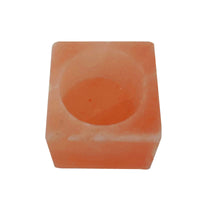 Himalayan Pink Salt Tea Light Holder by Pride of India – Salt Candle Holder – Room Décor Item – Great for Creating an Ambiance – Ideal for Home & Spa Uses – Natural Shape