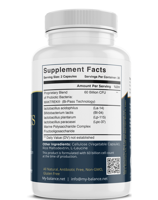 Probiotics 60 billion - Max Strength