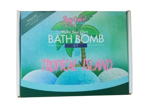 DIY Tropical Island Deluxe Bath Bomb Kit