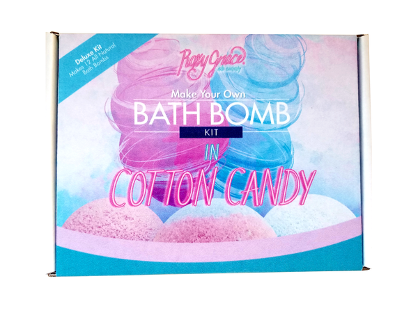 DIY Cotton Candy Deluxe Bath Bomb Kit